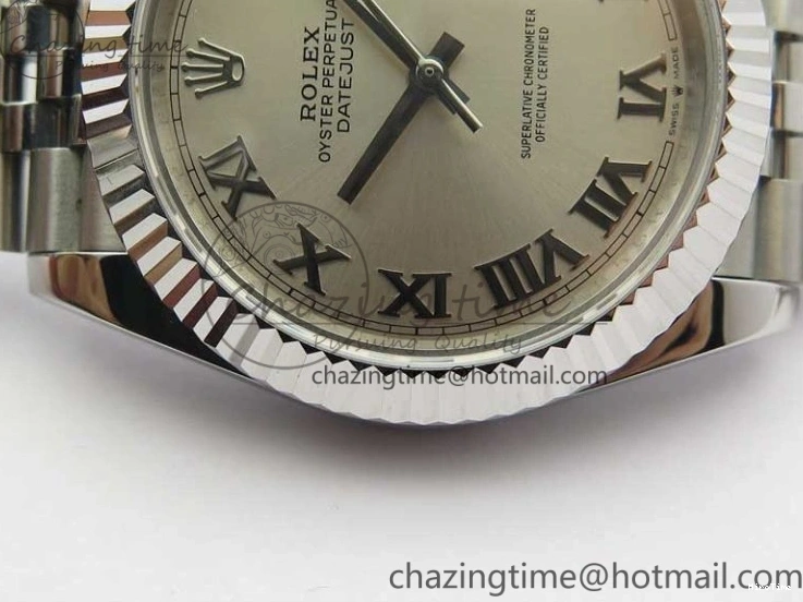 MiroTime 0112 Snug DateJust 41mm 126334 SS BP Maker 1:1 Best Edition New Version Silver Roman Dial on Jubilee Bracelet 3032